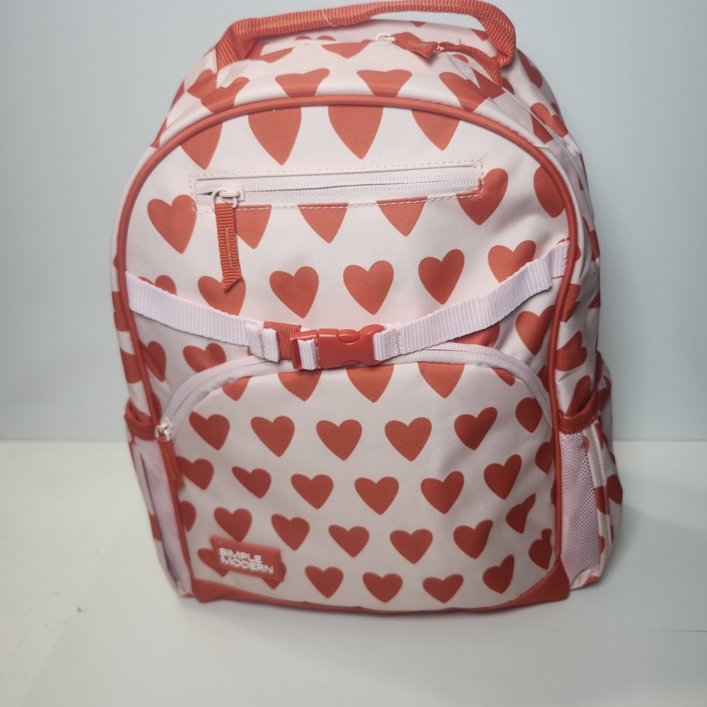Pink and Red Heart Pattern Bag